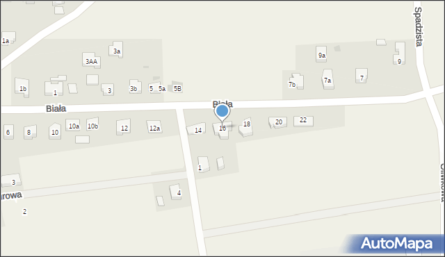 Ruszowice, Biała, 16, mapa Ruszowice