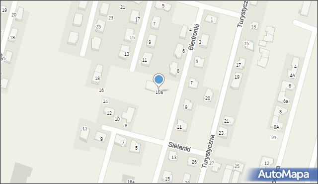 Sadowa, Biedronki, 10a, mapa Sadowa