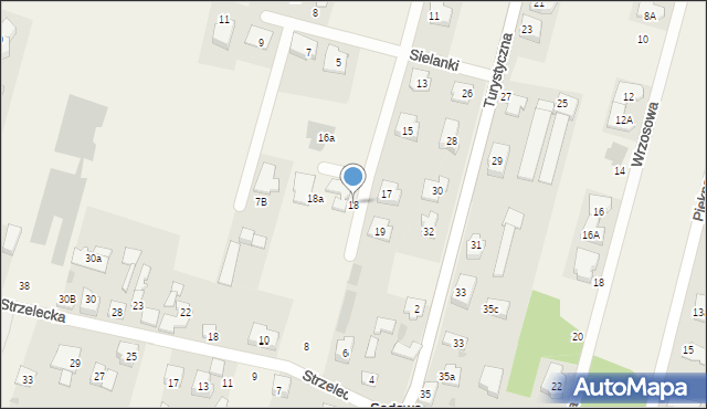 Sadowa, Biedronki, 18, mapa Sadowa