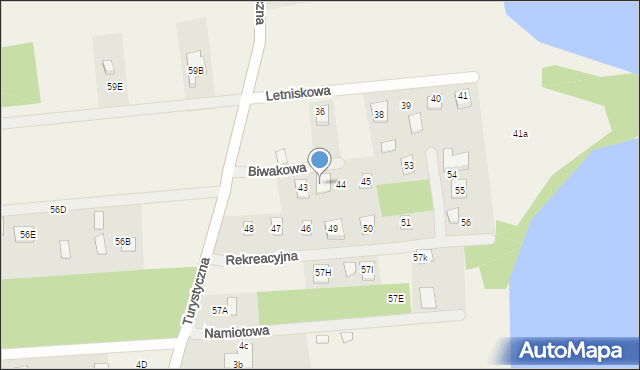 Serwy, Biwakowa, 6, mapa Serwy