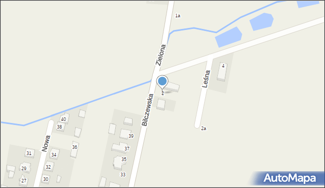 Sieroszewice, Bilczewska, 2, mapa Sieroszewice
