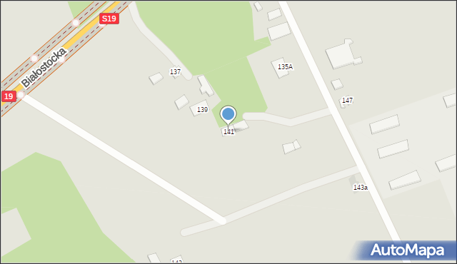 Sokółka, Białostocka, 141, mapa Sokółka