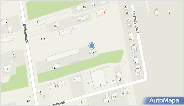 Solniczki, Białostocka, 11a, mapa Solniczki