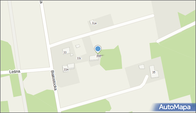 Solniczki, Białostocka, 33D, mapa Solniczki