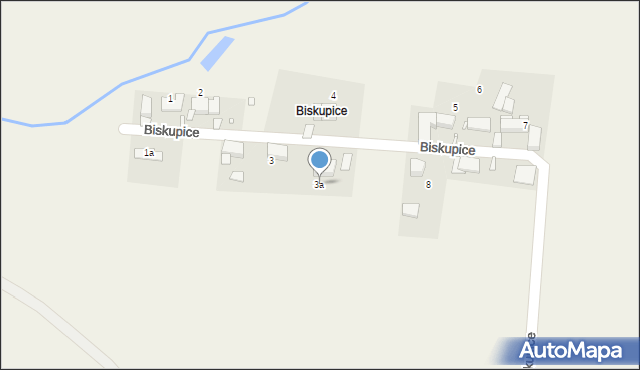 Stobno, Biskupice, 3a, mapa Stobno