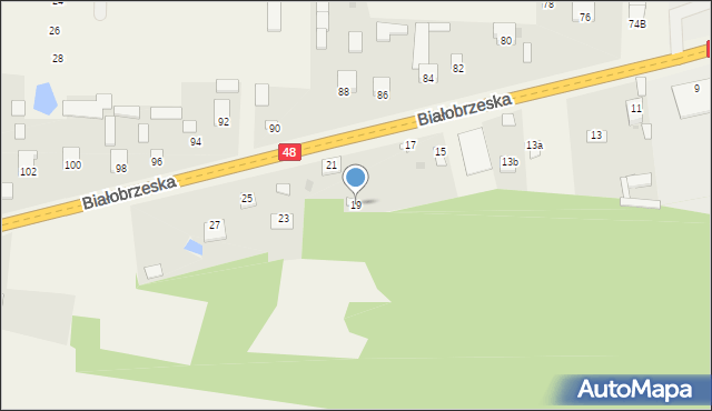 Stromiec, Białobrzeska, 19, mapa Stromiec