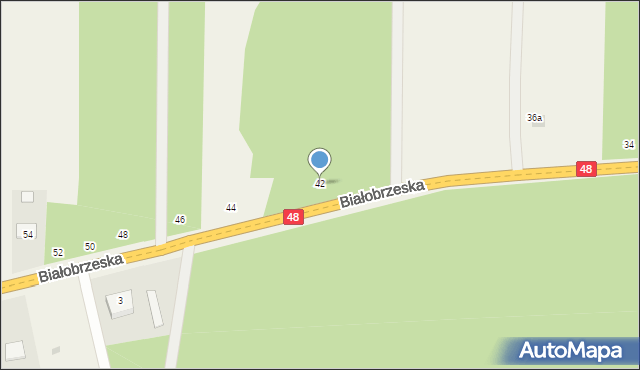 Stromiec, Białobrzeska, 42, mapa Stromiec