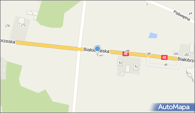 Stromiec, Białobrzeska, 55, mapa Stromiec