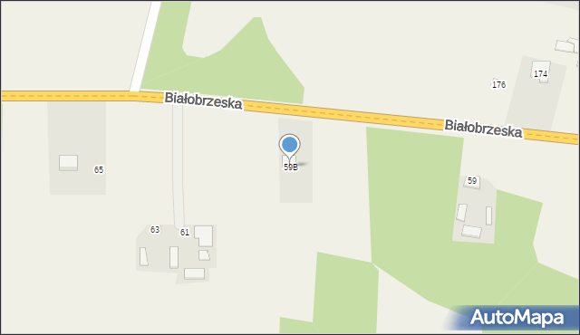 Stromiec, Białobrzeska, 59B, mapa Stromiec