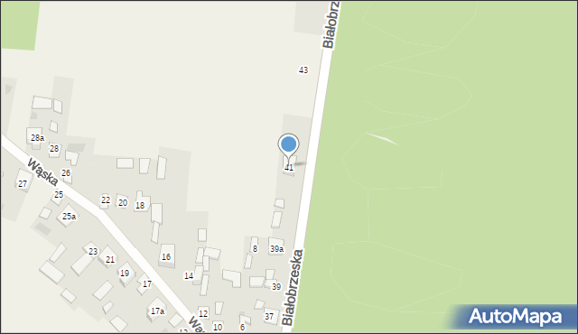 Sucha, Białobrzeska, 41, mapa Sucha