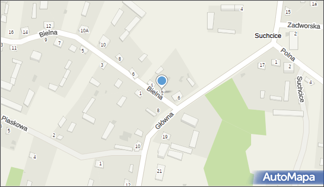 Suchcice, Bielna, 2, mapa Suchcice