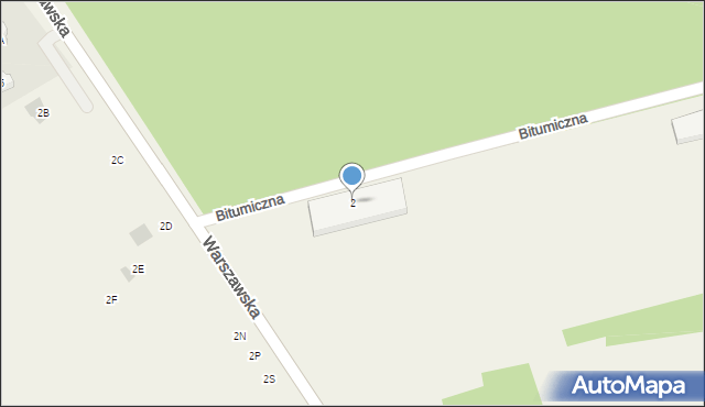 Sulbiny, Bitumiczna, 2, mapa Sulbiny