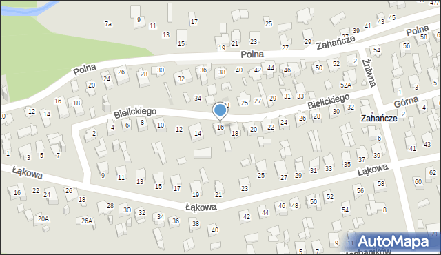 Suwałki, Bielickiego Stanisława, kpt., 16, mapa Suwałk