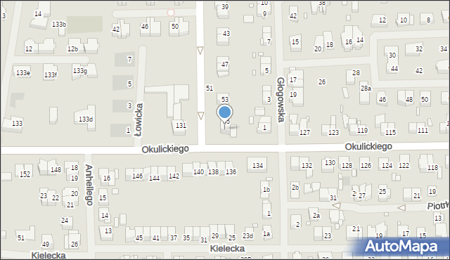 Szczecin, Bieszczadzka, 57, mapa Szczecina