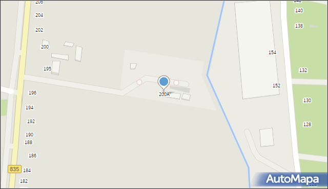 Tarnogród, Biłgorajska, 200A, mapa Tarnogród