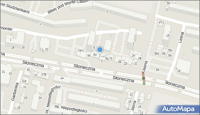 Tarnów, Bitwy o Wał Pomorski, 6f, mapa Tarnów