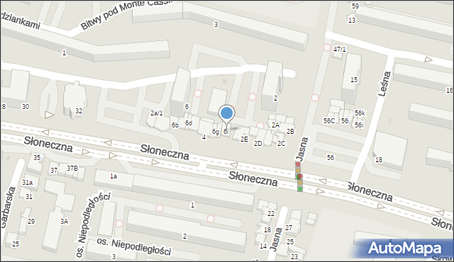 Tarnów, Bitwy o Wał Pomorski, 6i, mapa Tarnów
