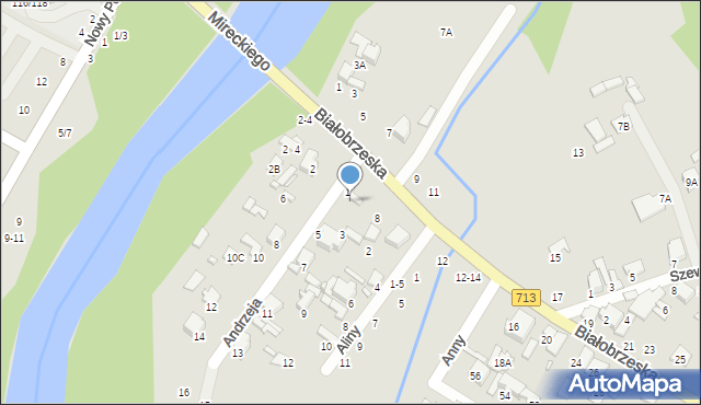 Tomaszów Mazowiecki, Białobrzeska, 6, mapa Tomaszów Mazowiecki