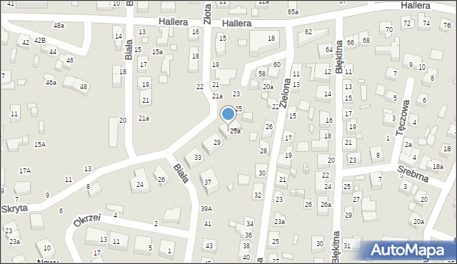 Toruń, Biała, 27, mapa Torunia