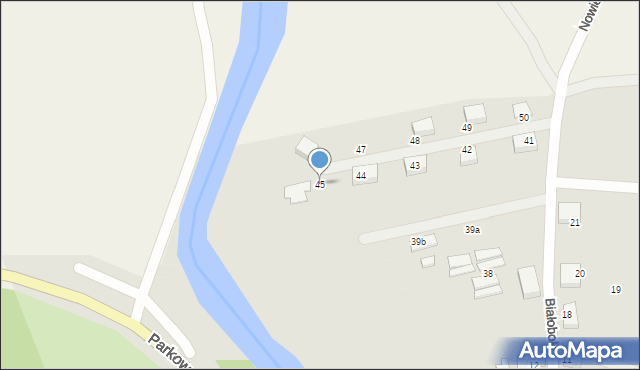 Trzebiatów, Białoboki, 45, mapa Trzebiatów