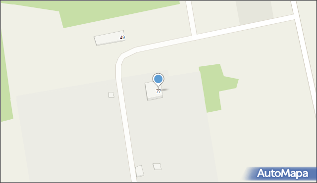 Turośń Kościelna, Białostocka, 77, mapa Turośń Kościelna