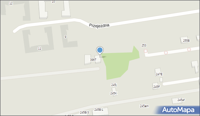 Warszawa, Białołęcka, 396U, mapa Warszawy