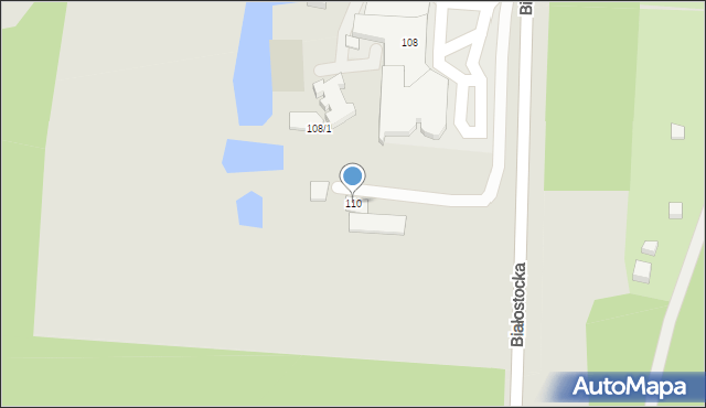 Wasilków, Białostocka, 110, mapa Wasilków