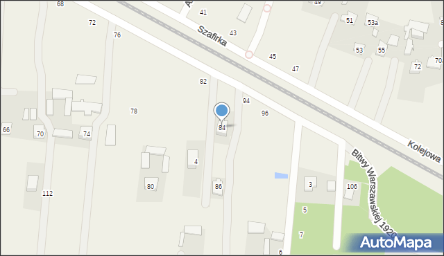 Wielgolas Brzeziński, Bitwy Warszawskiej 1920 r., 84, mapa Wielgolas Brzeziński