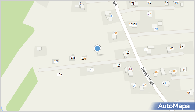 Wieprz, Biała Droga, 12c, mapa Wieprz