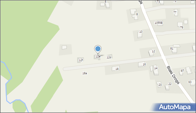 Wieprz, Biała Droga, 12e, mapa Wieprz