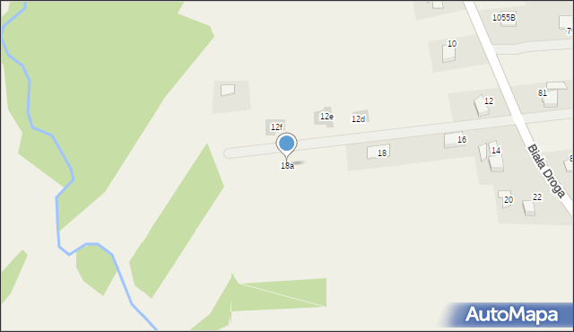 Wieprz, Biała Droga, 18a, mapa Wieprz