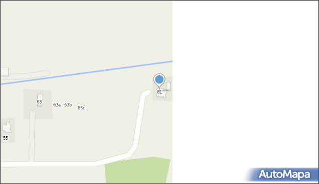 Wieprz, Biała Droga, 61, mapa Wieprz