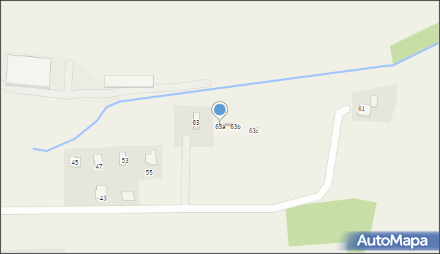 Wieprz, Biała Droga, 63a, mapa Wieprz
