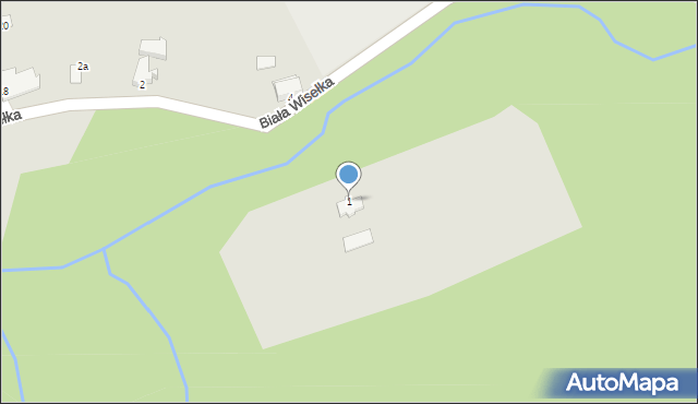 Wisła, Biała Wisełka, 1, mapa Wisła
