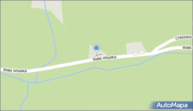 Wisła, Biała Wisełka, 24, mapa Wisła