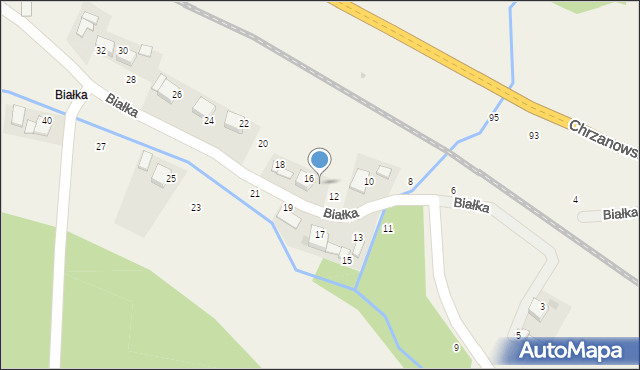 Wola Filipowska, Białka, 14, mapa Wola Filipowska