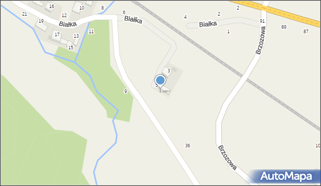 Wola Filipowska, Białka, 7, mapa Wola Filipowska