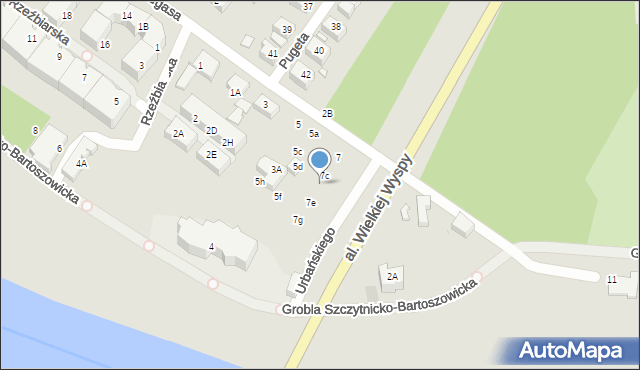 Wrocław, Biegasa Bolesława, 7d, mapa Wrocławia