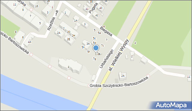 Wrocław, Biegasa Bolesława, 7f, mapa Wrocławia