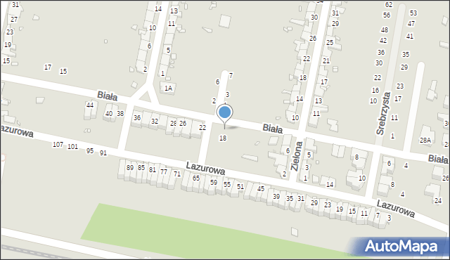 Wrocław, Biała, 20, mapa Wrocławia