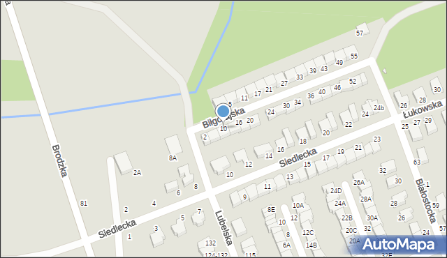 Wrocław, Biłgorajska, 10, mapa Wrocławia