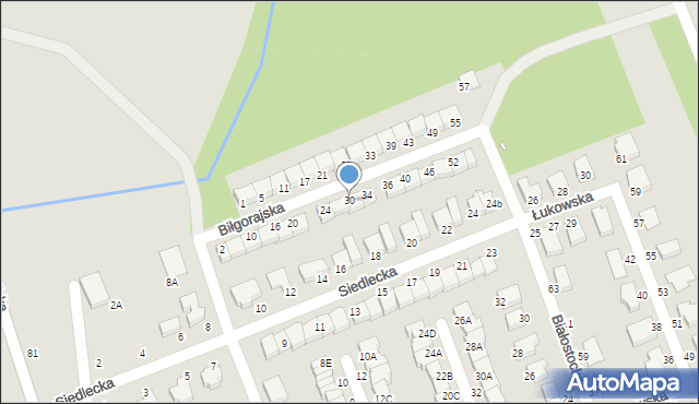 Wrocław, Biłgorajska, 30, mapa Wrocławia