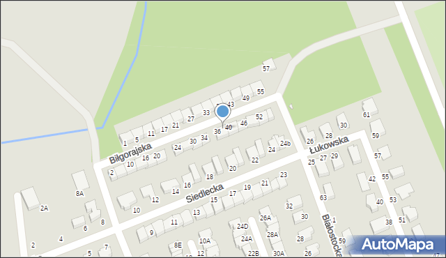 Wrocław, Biłgorajska, 38, mapa Wrocławia