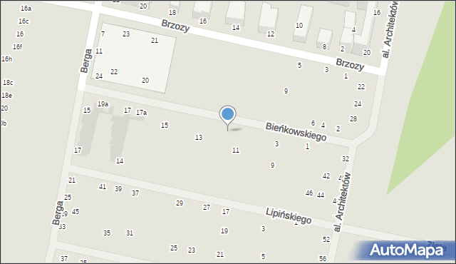 Wrocław, Bieńkowskiego Kazimierza, 11a, mapa Wrocławia