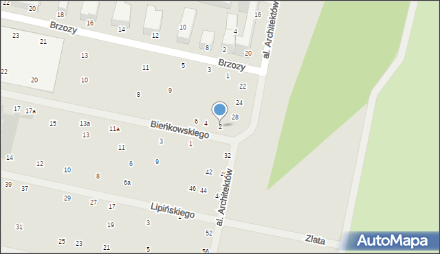 Wrocław, Bieńkowskiego Kazimierza, 2, mapa Wrocławia