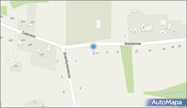 Zakliczyn, Bieżanów, 2, mapa Zakliczyn