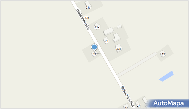 Zblewo, Białachowska, 18, mapa Zblewo