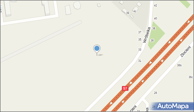 Zgorzała, Biegusa, 12, mapa Zgorzała