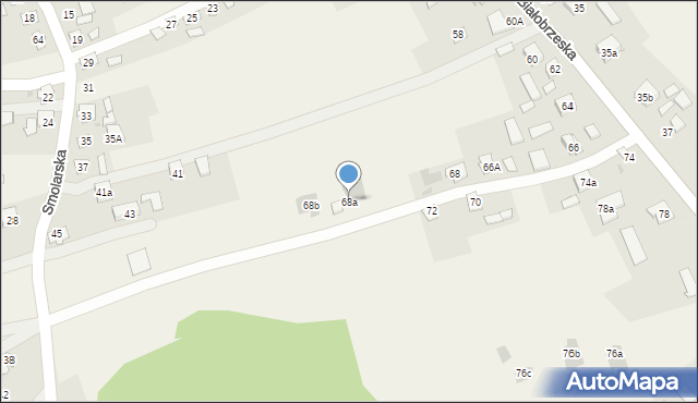 Żołynia, Białobrzeska, 68a, mapa Żołynia