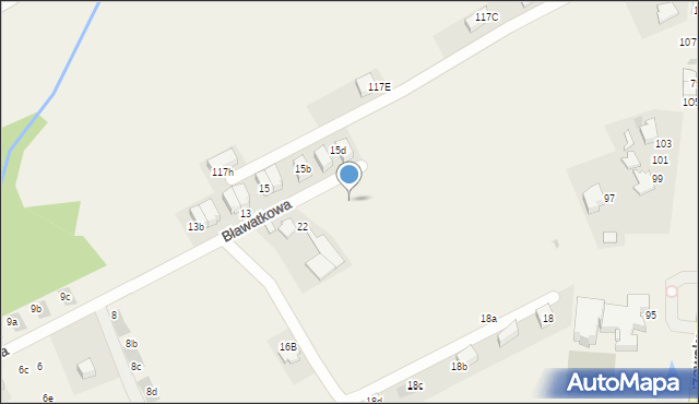 Bibice, Bławatkowa, 26, mapa Bibice